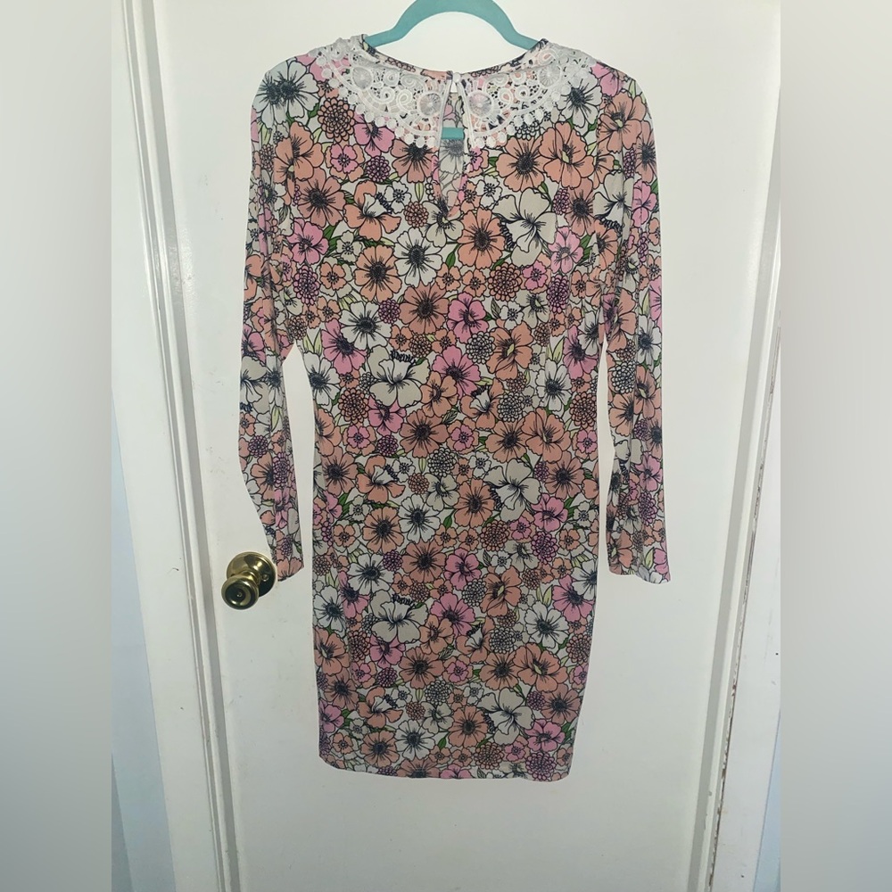 Alison Andrews | Women/Junior Dress | Small | Floral | Midi | Stretch | NWT - Picture 2 of 13
